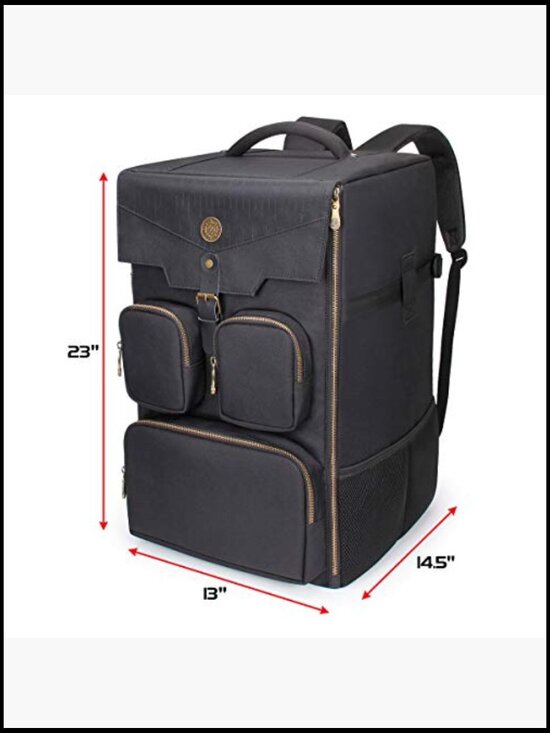 Board Game Backpack Reinforced Rigid Storage Padded Shoulder Strap Accessories main image 4